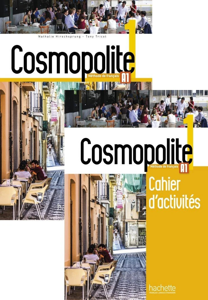 Cosmopolite 1-A1 Textbook +Workbook (2 Book Set) - Audios and Videos Downloadable