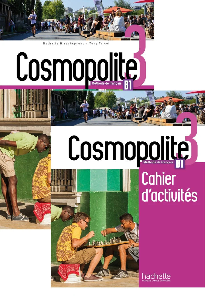 Cosmopolite 3-B1 Textbook +Workbook (2 book set) - Audios and Videos Downloadable