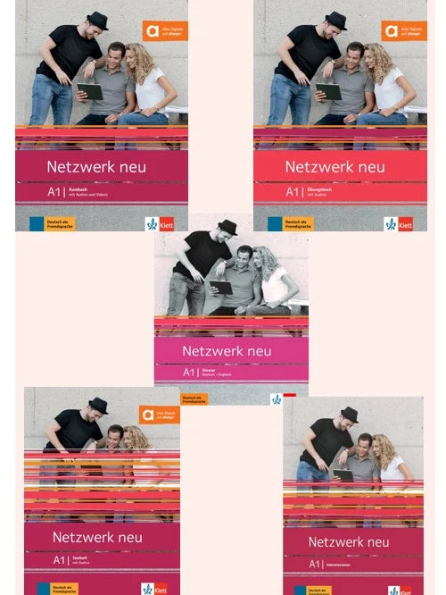 Netzwerk Neu A1- Textbook+Workbook+Glossar+Testheft+Intensivtrainer Audios Available On Allango (Set OF 5)
