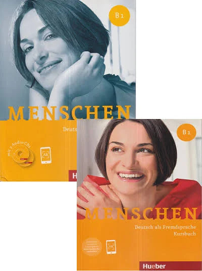 MENSCHEN B1 (Set of 2 Books) DEUTSCH ALS FREMDSPRACHE KURSBUCH & ARBEITSBUCH | HUEBER | Langers