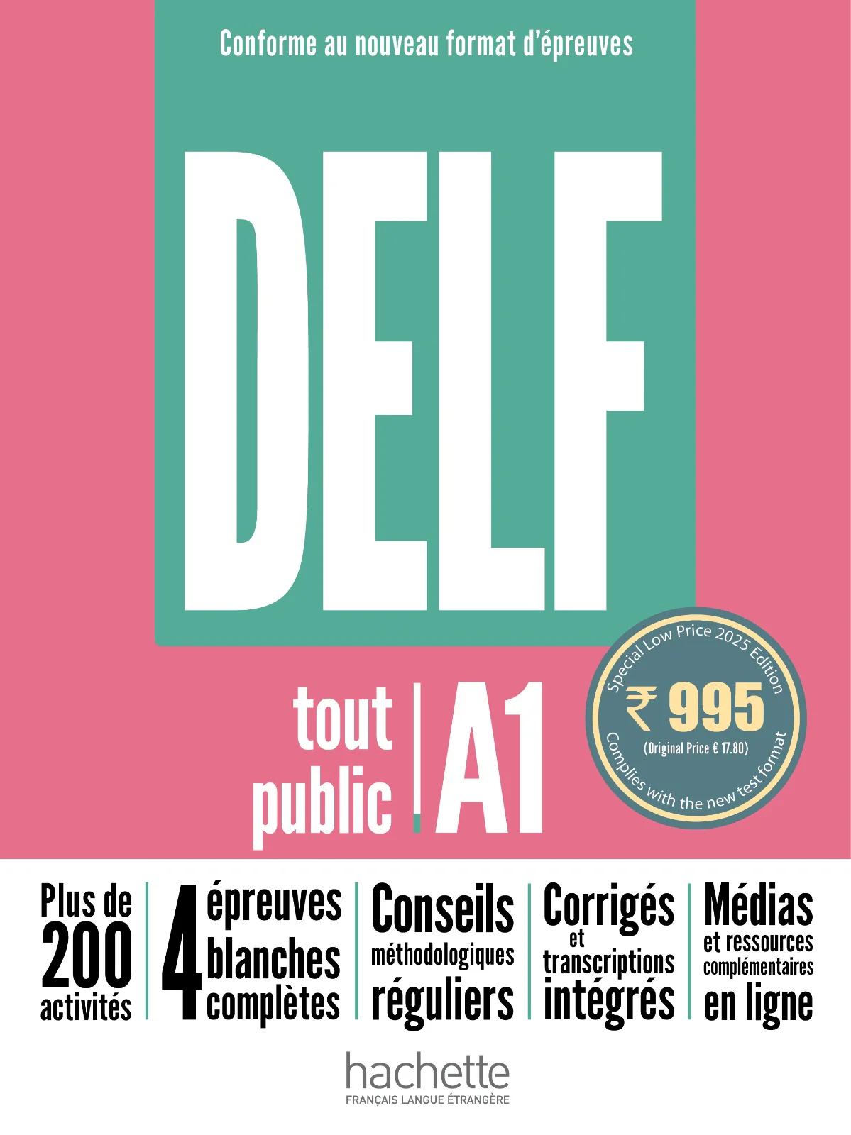 DELF tout public - Nouveau format d'épreuves (A1) (9782017199632)